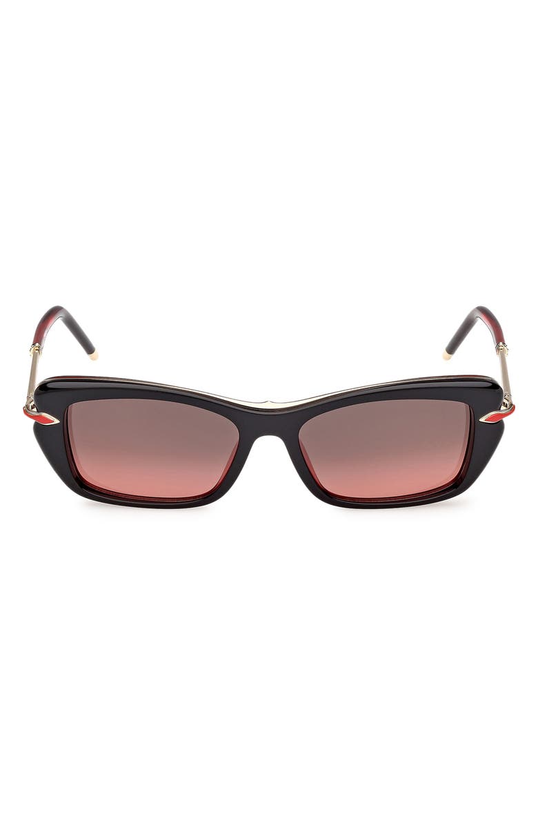 Christian Louboutin 53mm Butterfly Sunglasses, Main, color, 