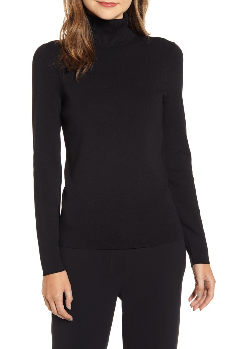 Anne Klein Turtleneck, Main, color, 