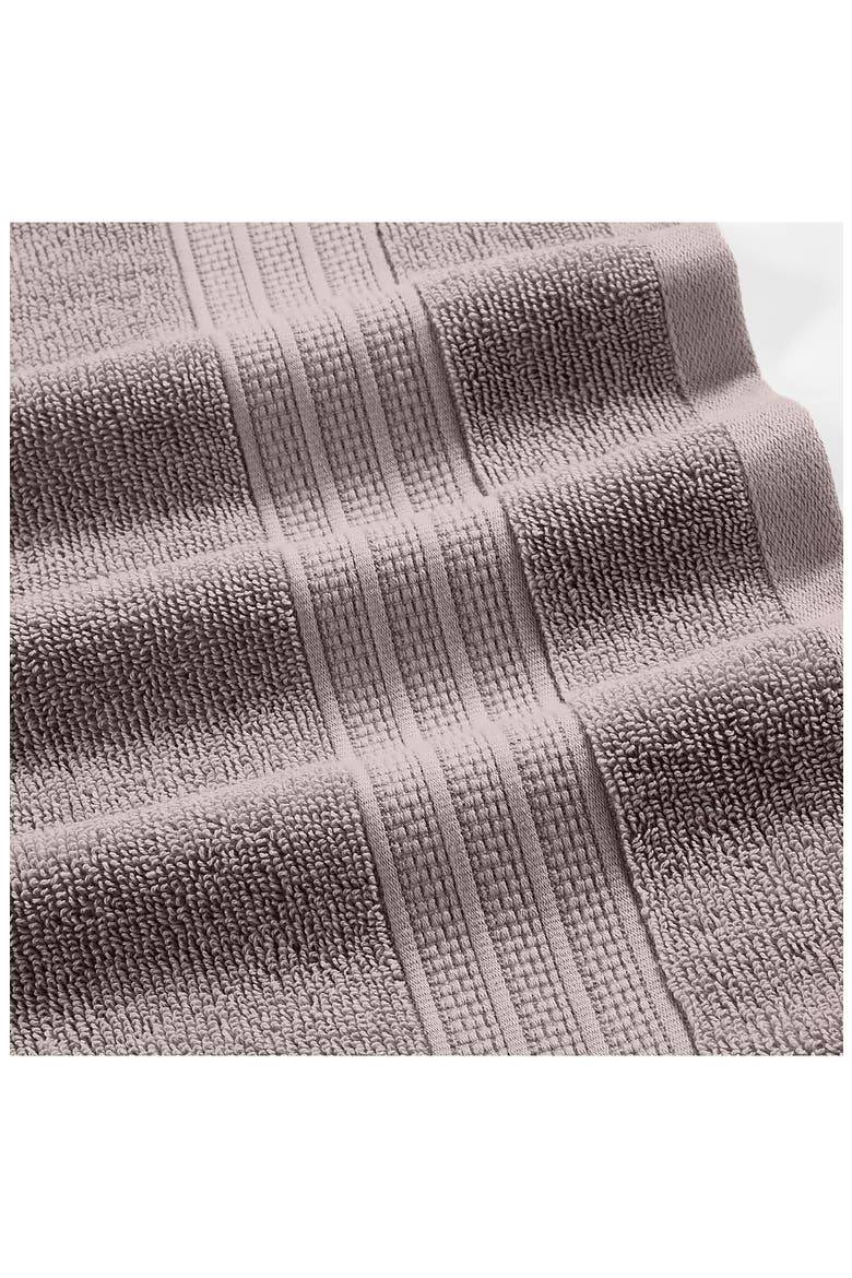 Jacquard 6-Piece Towel Set, Alternate, color, TAUPE
