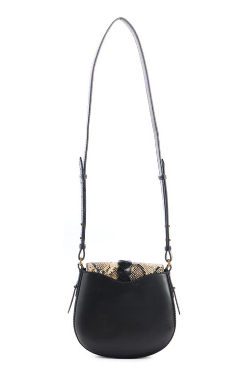Isabel Marant Compact Altay Crossbody Bag With Snakeskin Effect In Multi