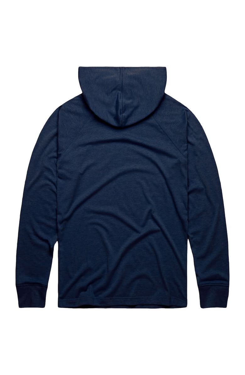 Homage Men's Homage Navy Boston Red Sox Lightweight Raglan Tri-Blend Pullover Hoodie, Alternate, color, Navy