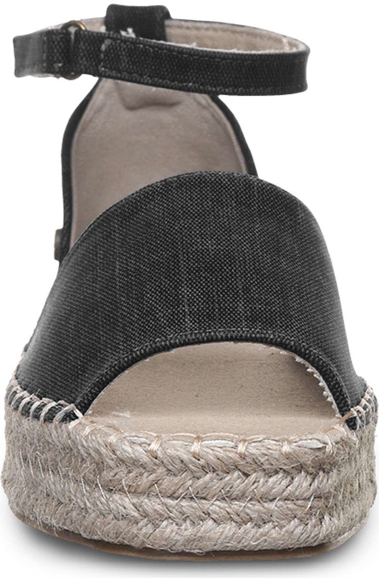BEARPAW <p>Affagato Espadrille Sandal (Women)</p>, Alternate, color, Black
