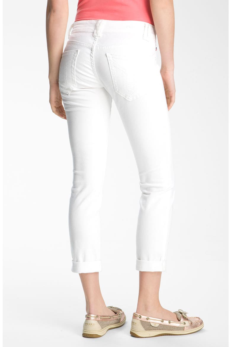 'Thompson' Stretch Jeans, Alternate, color, WHITE