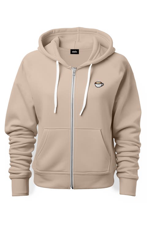 Cappuccino Zip Hoodie