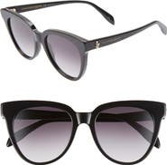 McQueen Alexander McQueen 53mm Cat Eye Sunglasses