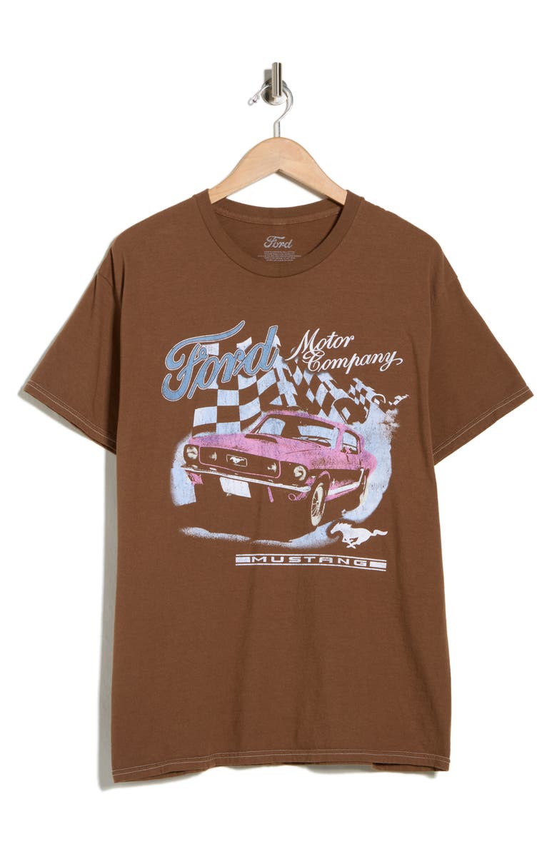 Merch Traffic Ford Graphic T-Shirt, Alternate, color, Brown