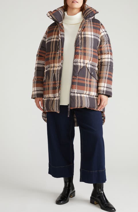 Matterhorn Hooded High-Low Puffer Coat (Regular & Plus)