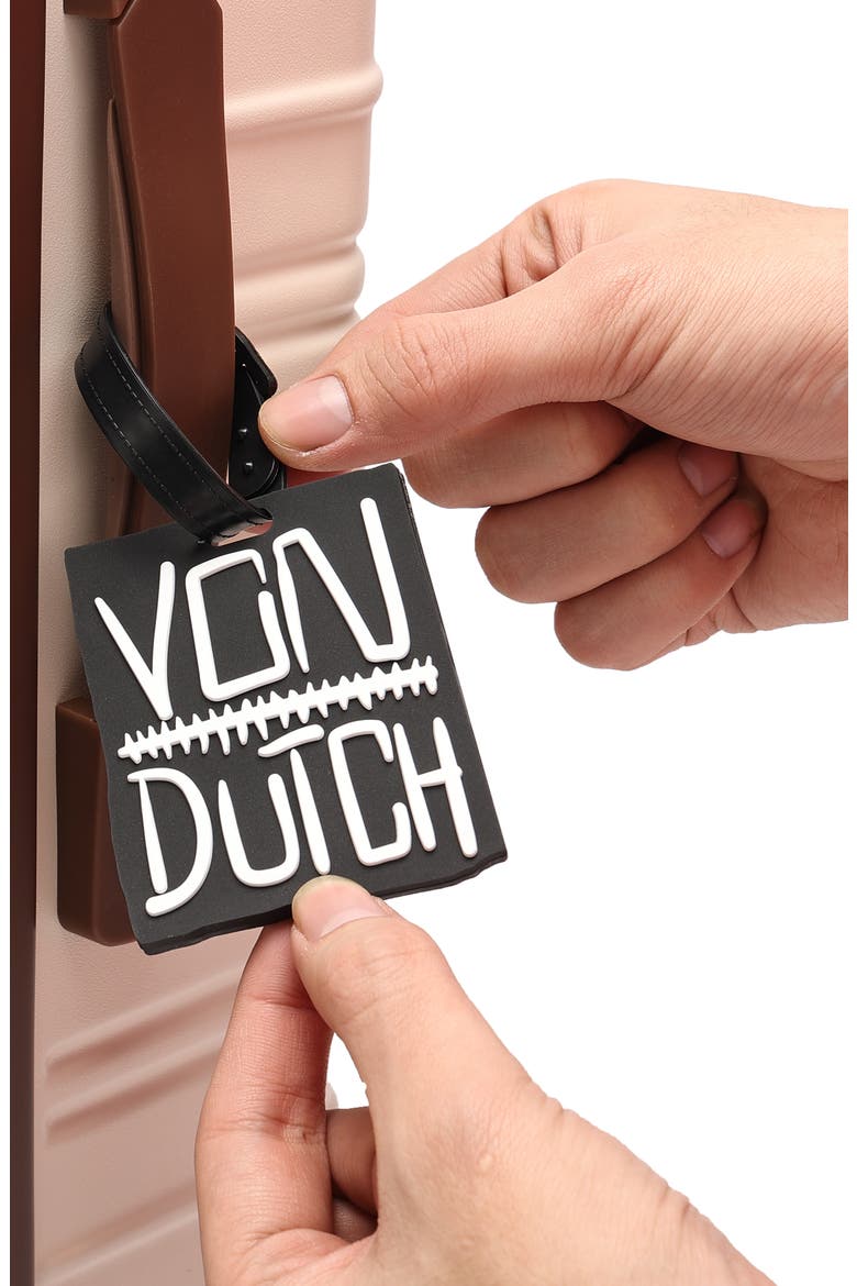 Stitched 2-Piece Suitcase ID Tag Set with Adjustable Straps, Alternate, color, Stitched
