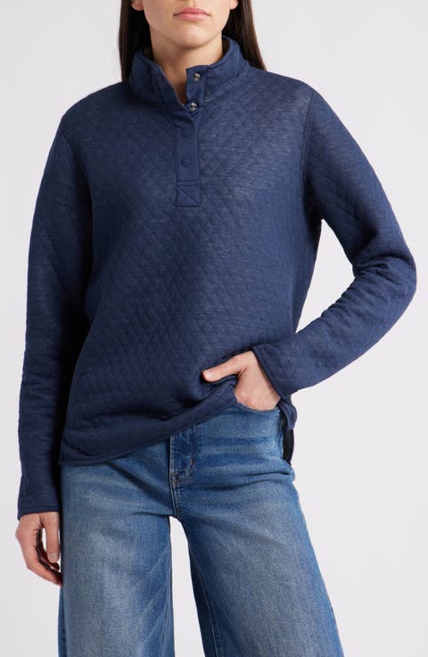 Corbet Quilted Reversible Pullover