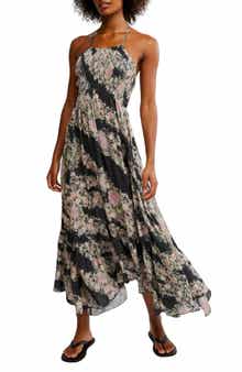 Free People Heat Wave Floral Print High/Low Dress