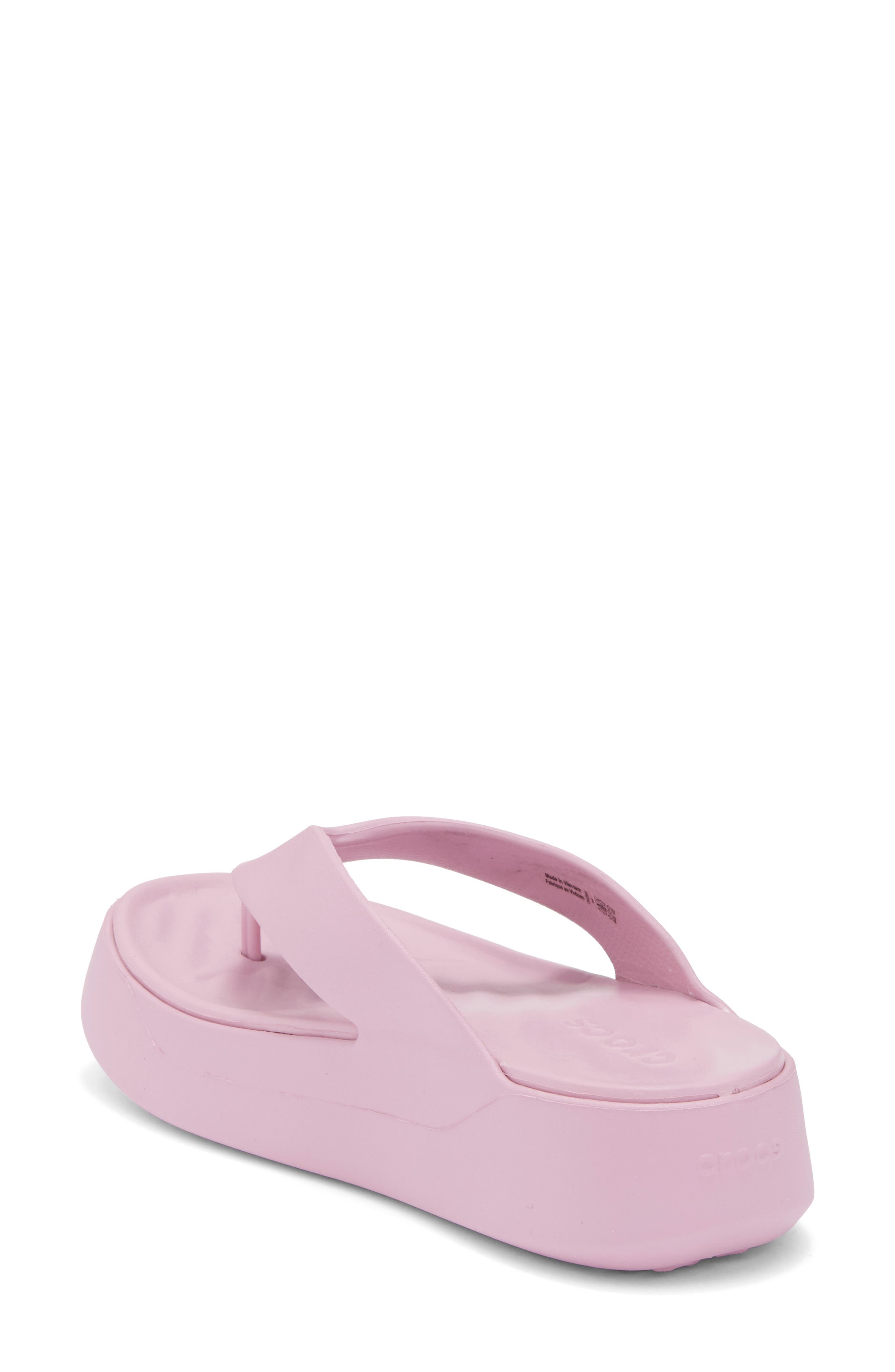 Getaway Platform Flip Flop, Alternate, color, HYDRANGEA