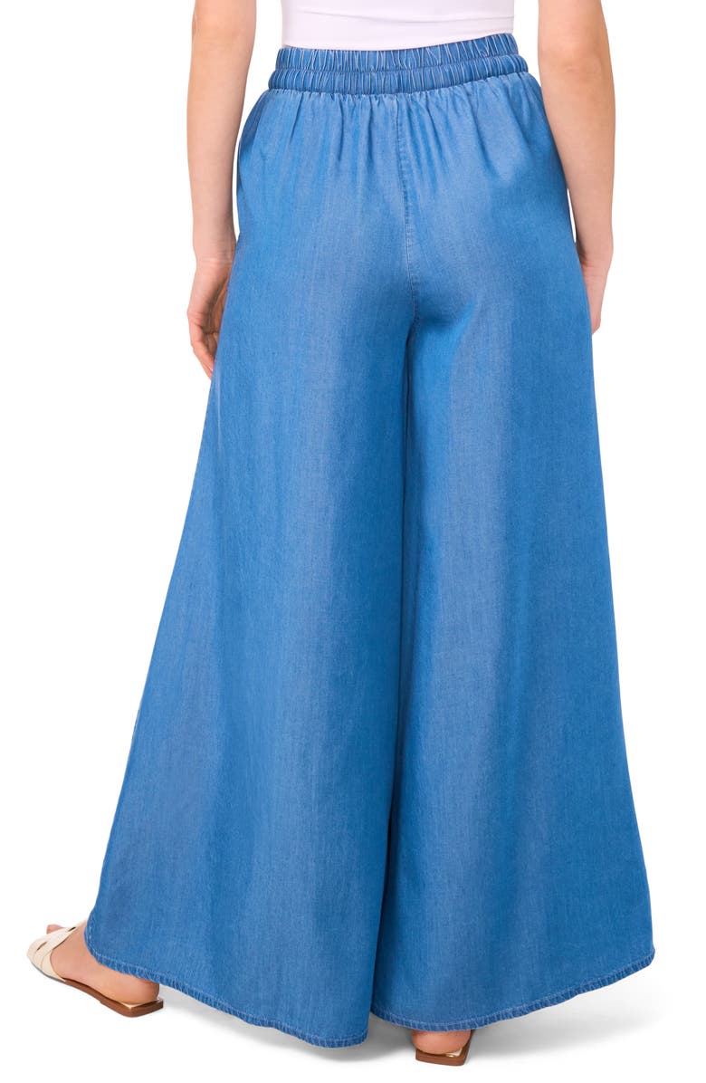 Vince Camuto Wide Leg Drawstring Pants, Alternate, color, Denim Navy