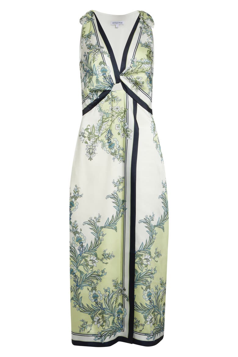 Kaliza Print Sleeveless Maxi Dress, Alternate, color, LIGHT PISTACHIO MULTI