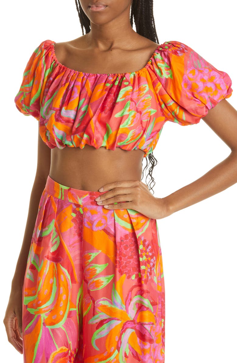 FARM Rio Fruit Brush Crop Top, Alternate, color, 