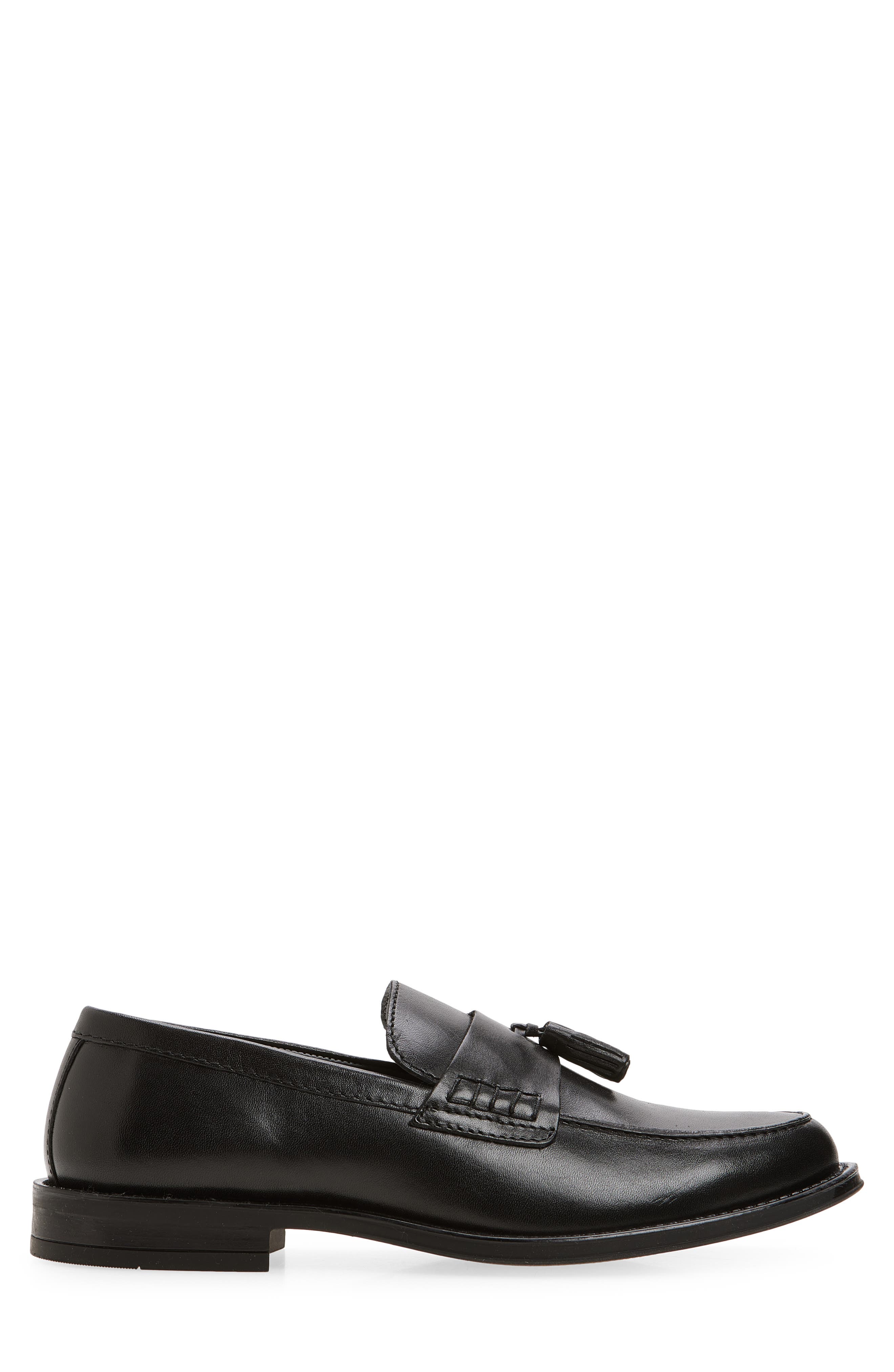 Steve Madden Daimon Tassel Loafer, Alternate, color, Black