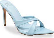 CHASE AND CHLOE Crisscross Strap Sandal