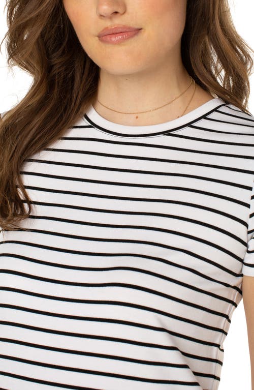 Liverpool Stripe French Terry T-shirt In Multi