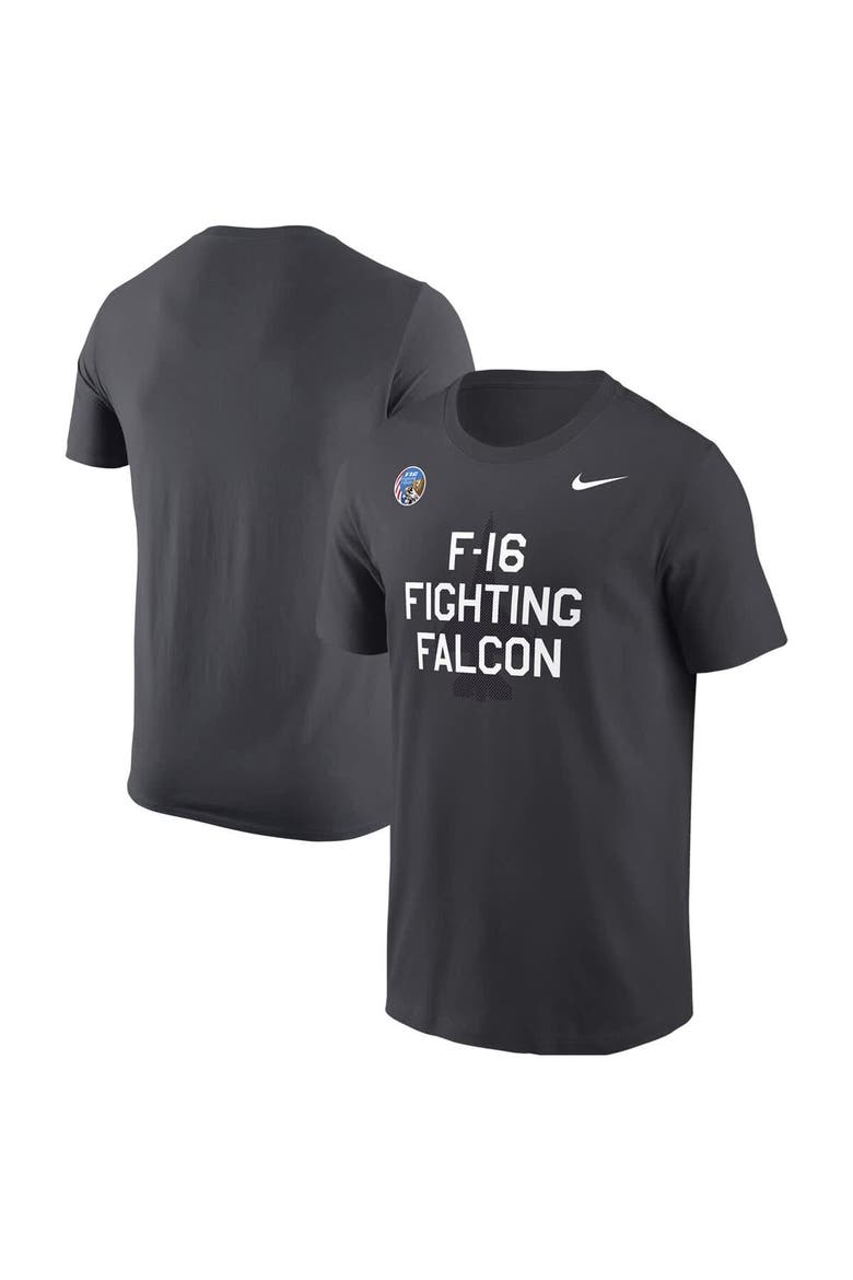 Men's Nike Anthracite Air Force Falcons APLS Fighting Falcon Collection Rivalry T-Shirt, Main, color, Anthracite