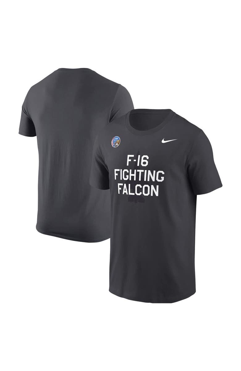 Nike Men's Nike Anthracite Air Force Falcons APLS Fighting Falcon Collection Rivalry T-Shirt, Main, color, Anthracite