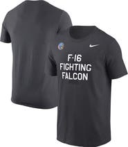 Nike Men's Nike Anthracite Air Force Falcons APLS Fighting Falcon Collection Rivalry T-Shirt