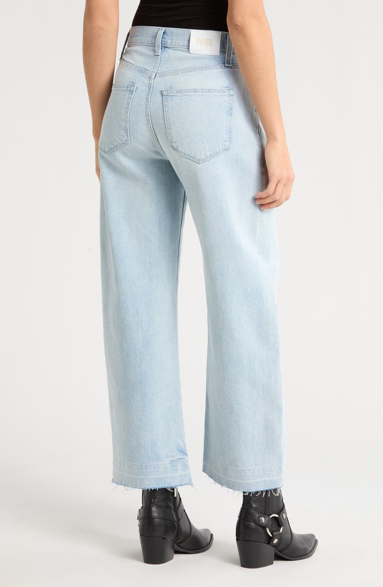 PAIGE Arellia Release Hem High Waist Ankle Barrel Jeans, Alternate, color, Fernanda W/ Wide Undone Hem