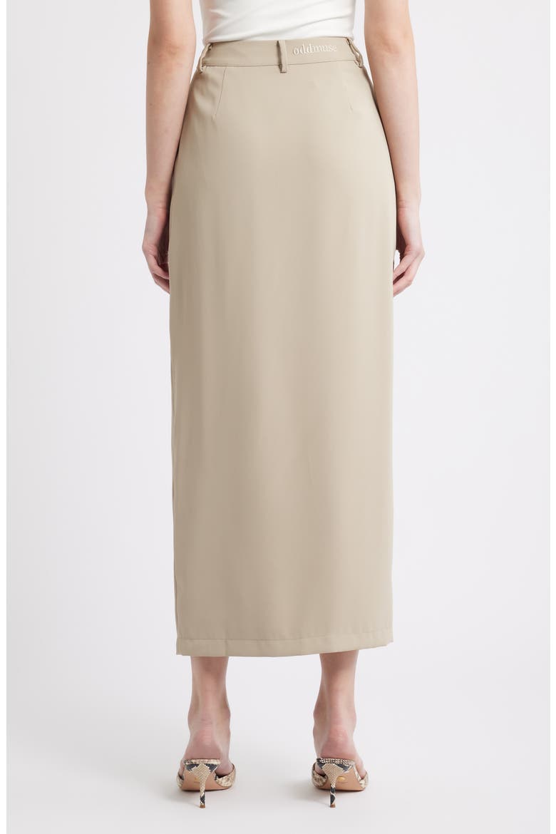 The Ultimate Muse Midi Trouser Skirt, Alternate, color, TAUPE