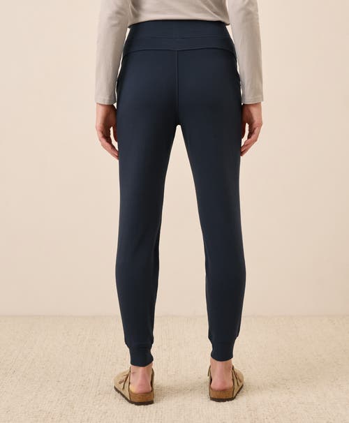 Pact Everyday Organic Cotton Airplane Joggers In Blue