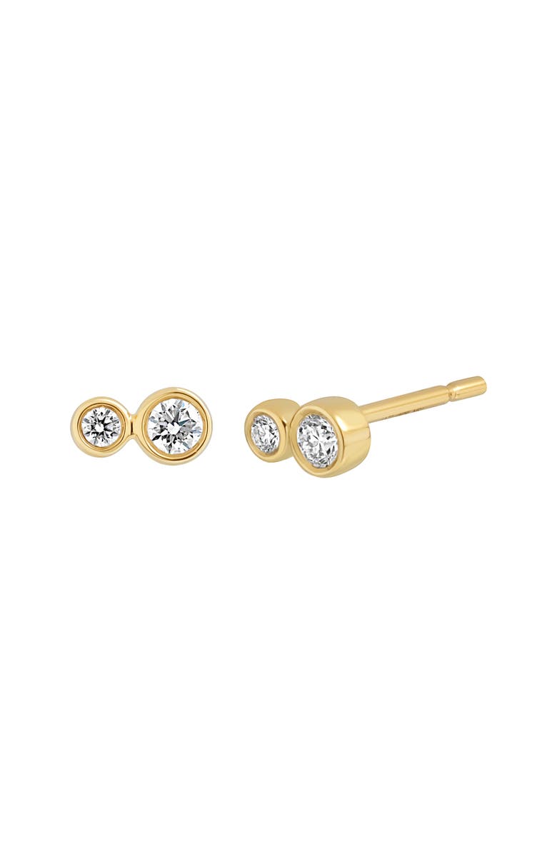Bony Levy Monaco Diamond Stud Earrings, Main, color, 18K Yellow Gold