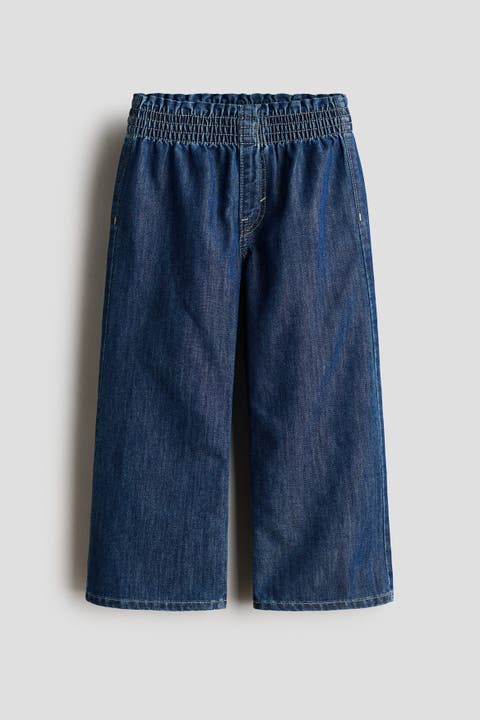Wide Denim Trousers