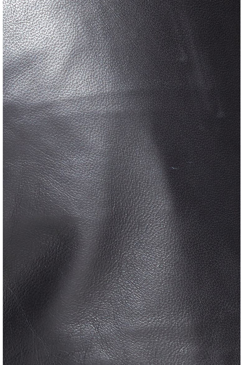 Leather Shorts, Alternate, color, BLACK