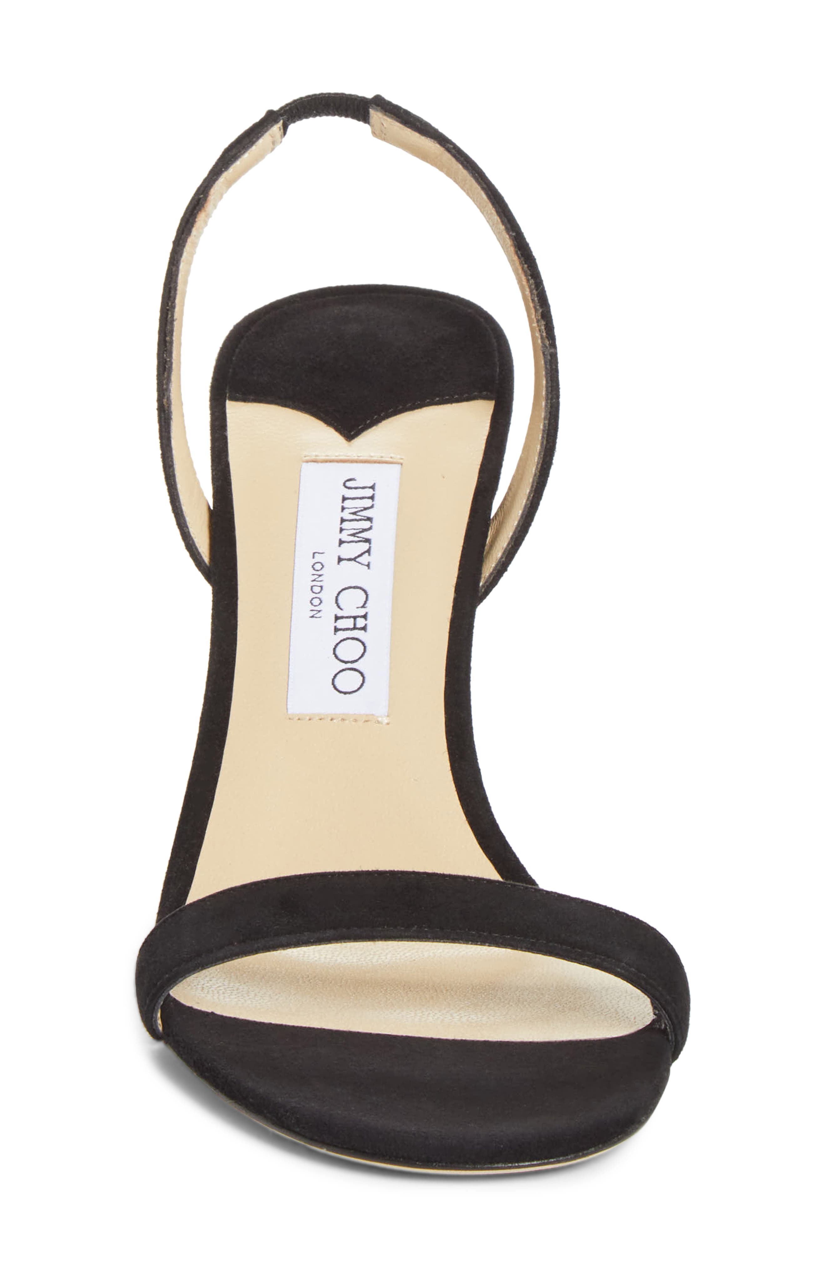 Jimmy Choo Jenn Slingback Sandal, Alternate, color, Black