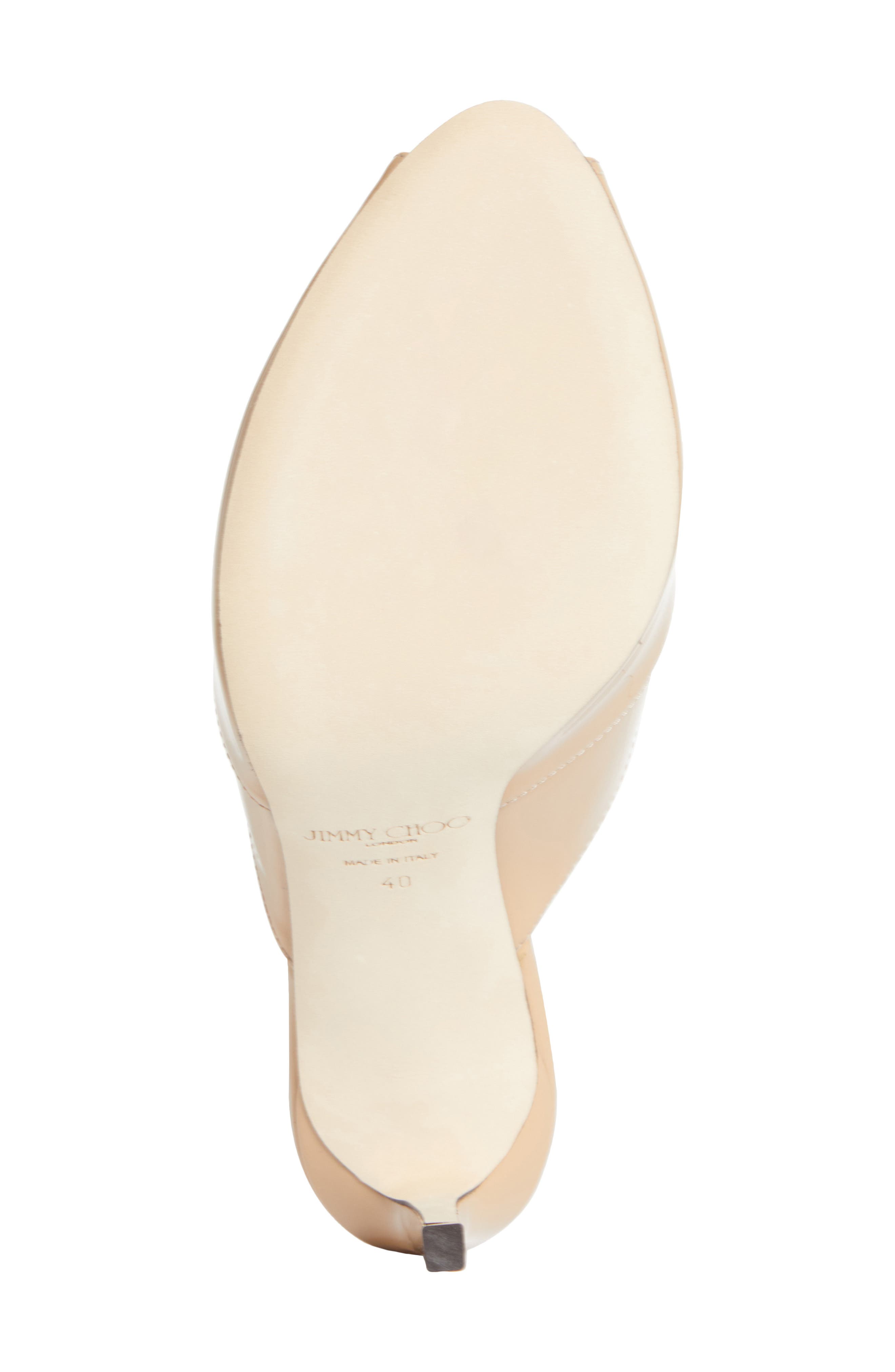 Brigitte Peep Toe Mule, Alternate, color, CHAI