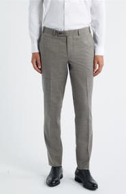 Jack Victor Patrick Tropical Wool, Silk & Linen Blend Pants