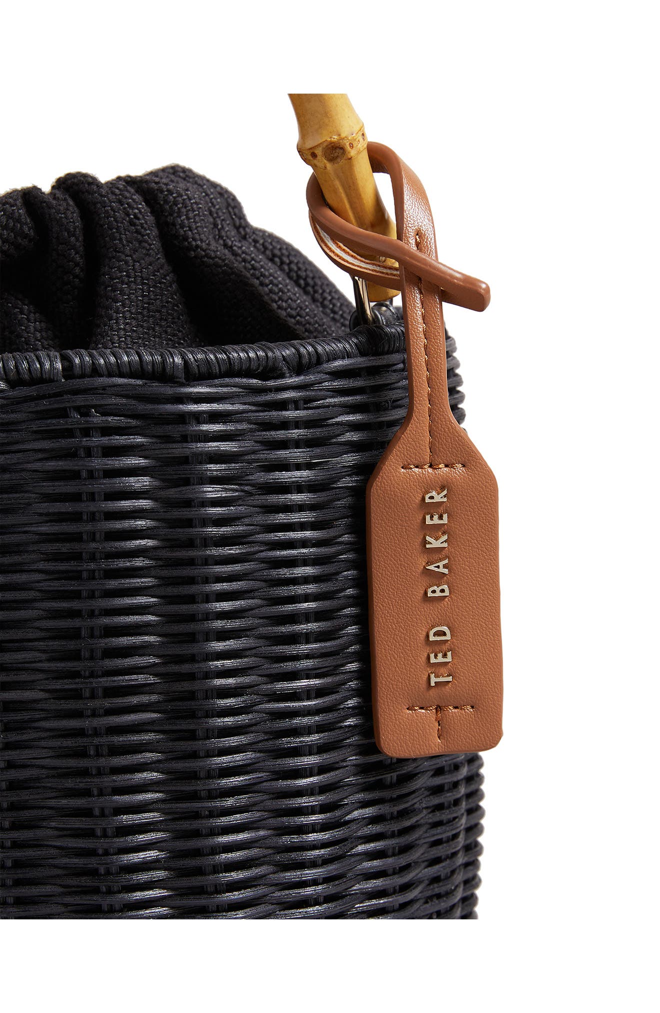 Ted Baker London Jayriri Basket Weave Bucket Bag, Alternate, color, 