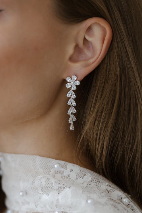 Untamed Petals Devotion Crystal Drop Earrings In Red