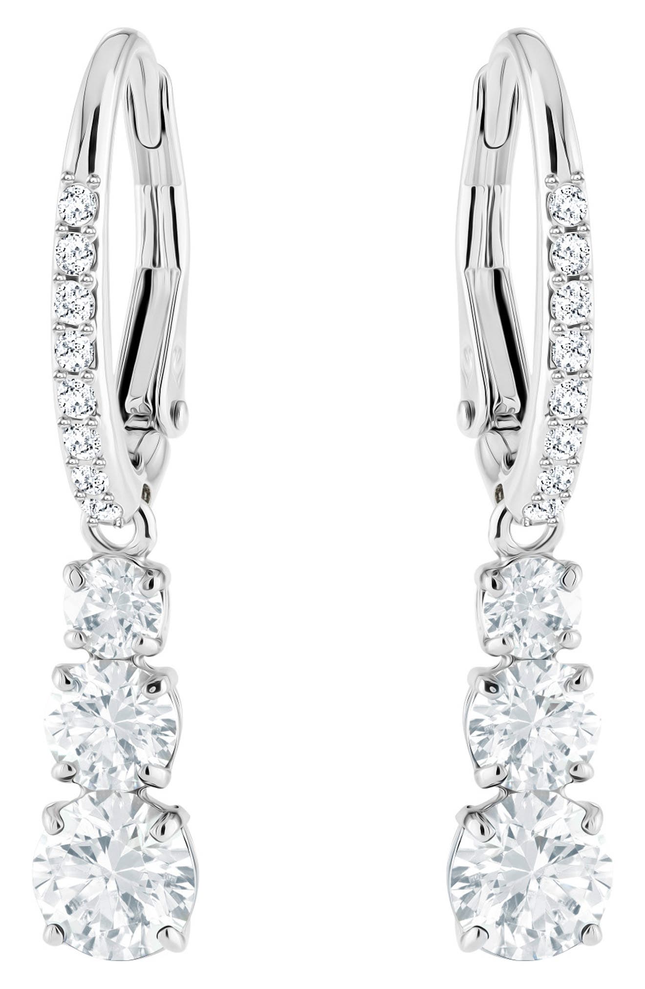 selected SILVER / CLEAR CRYSTAL