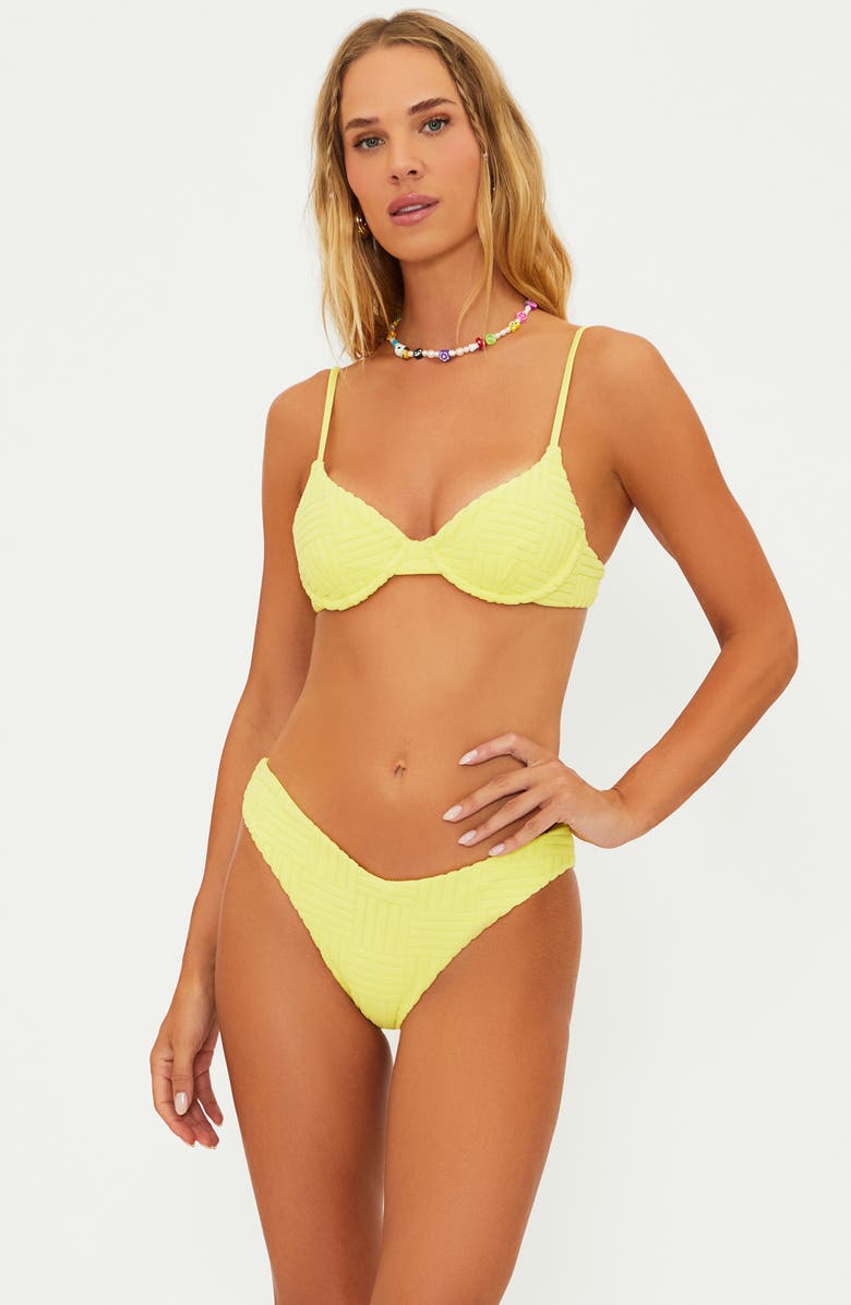 Beach Riot Vanessa Bikini Bottoms, Alternate, color, Citrine Cr