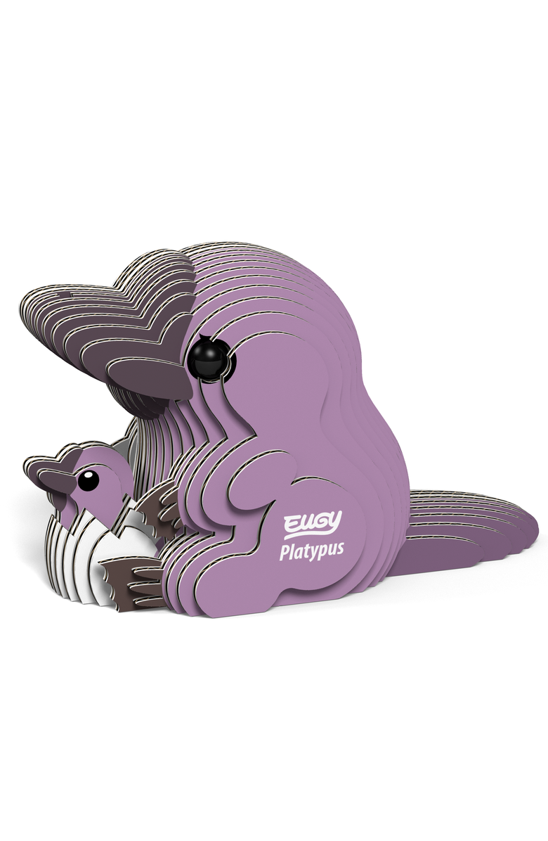 Eugy Puzzles Platypus 3D Puzzle, Alternate, color, NO COLOR