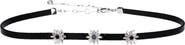 CZ by Kenneth Jay Lane Cubic Zirconia Starburst Choker Necklace