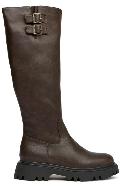 V.gan London Vegan Bram Knee-high Boots In Brown