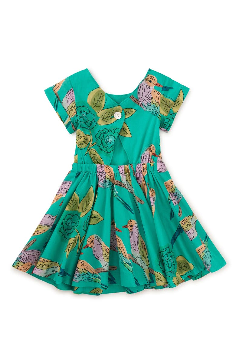 Tea Collection Button Back Skirted Dress, Alternate, color,