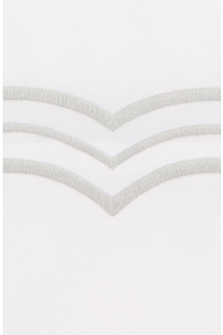 Paola 520 Thread Count Flat Sheet, Alternate, color, SILVER