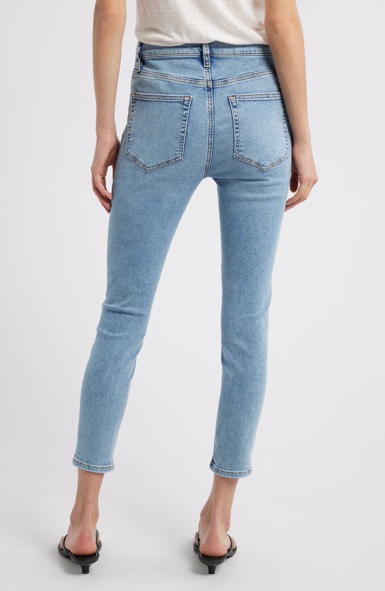 FRAME Le High Crop Skinny Jeans, Alternate, color, Lark