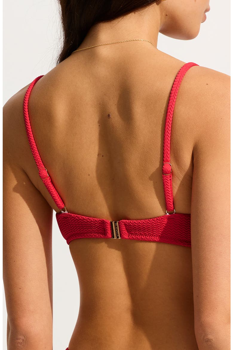 Underwire Bikini Top, Alternate, color, CHILLI RED