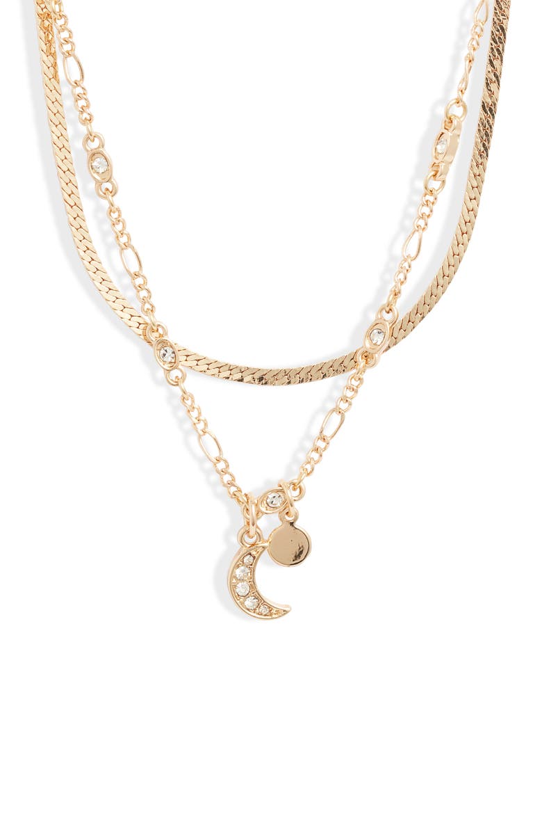 BP. x Claudia Sulewski Layered Charm Necklace, Main, color,