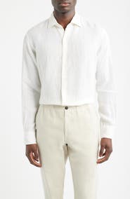 Peter Millar Shoreside Linen Button-Up Shirt