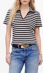 Madewell Stripe Knit Polo