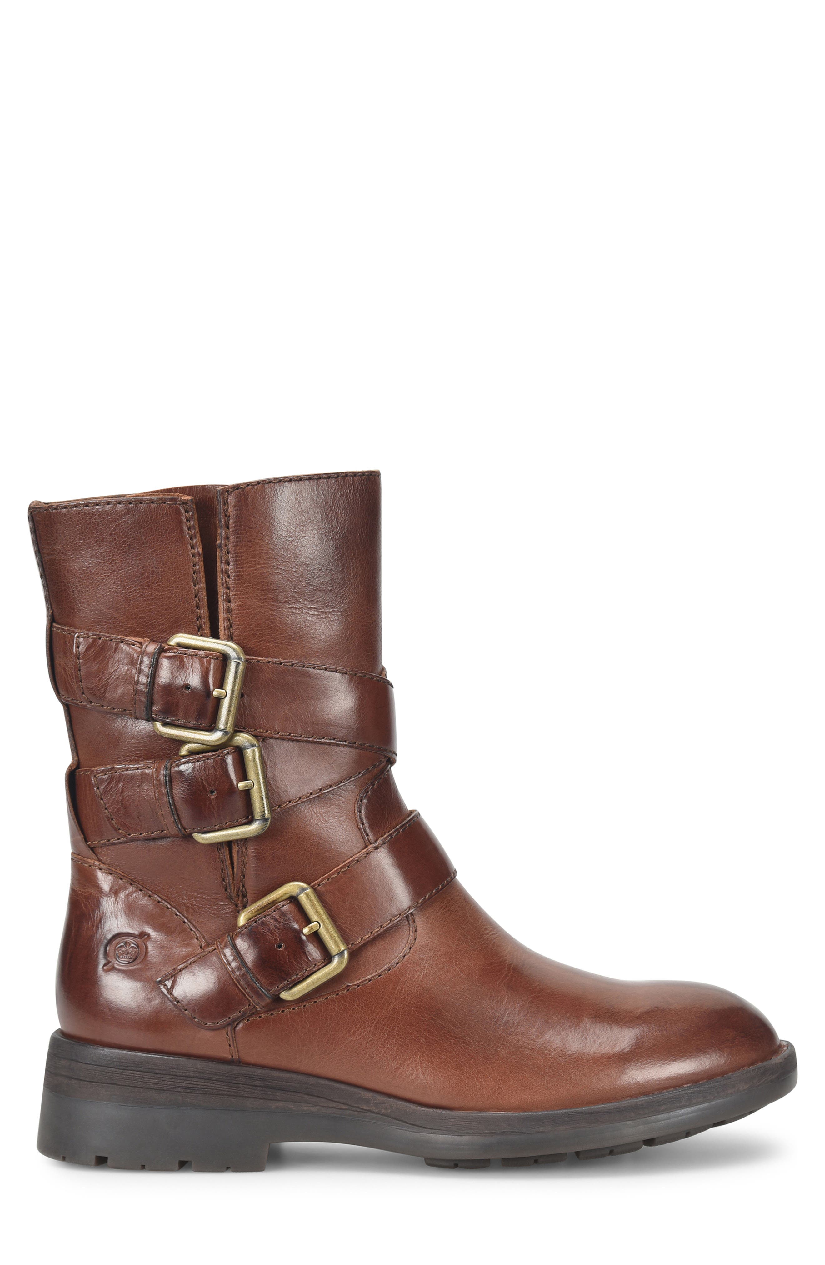 Børn Mayne Bootie, Alternate, color, Brown Leather