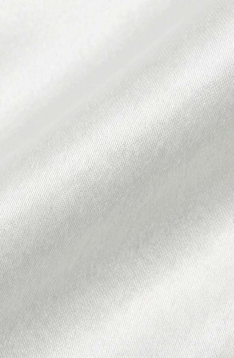 Modenaire Strapless Flower Bubble Mini Dress, Alternate, color, White / Yellow Flower