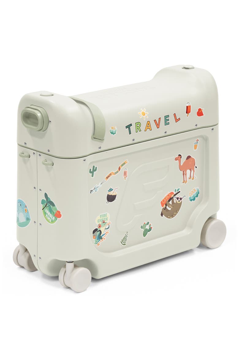 JetKids BedBox® Ride-On Carry-On Suitcase, Alternate, color, GREEN